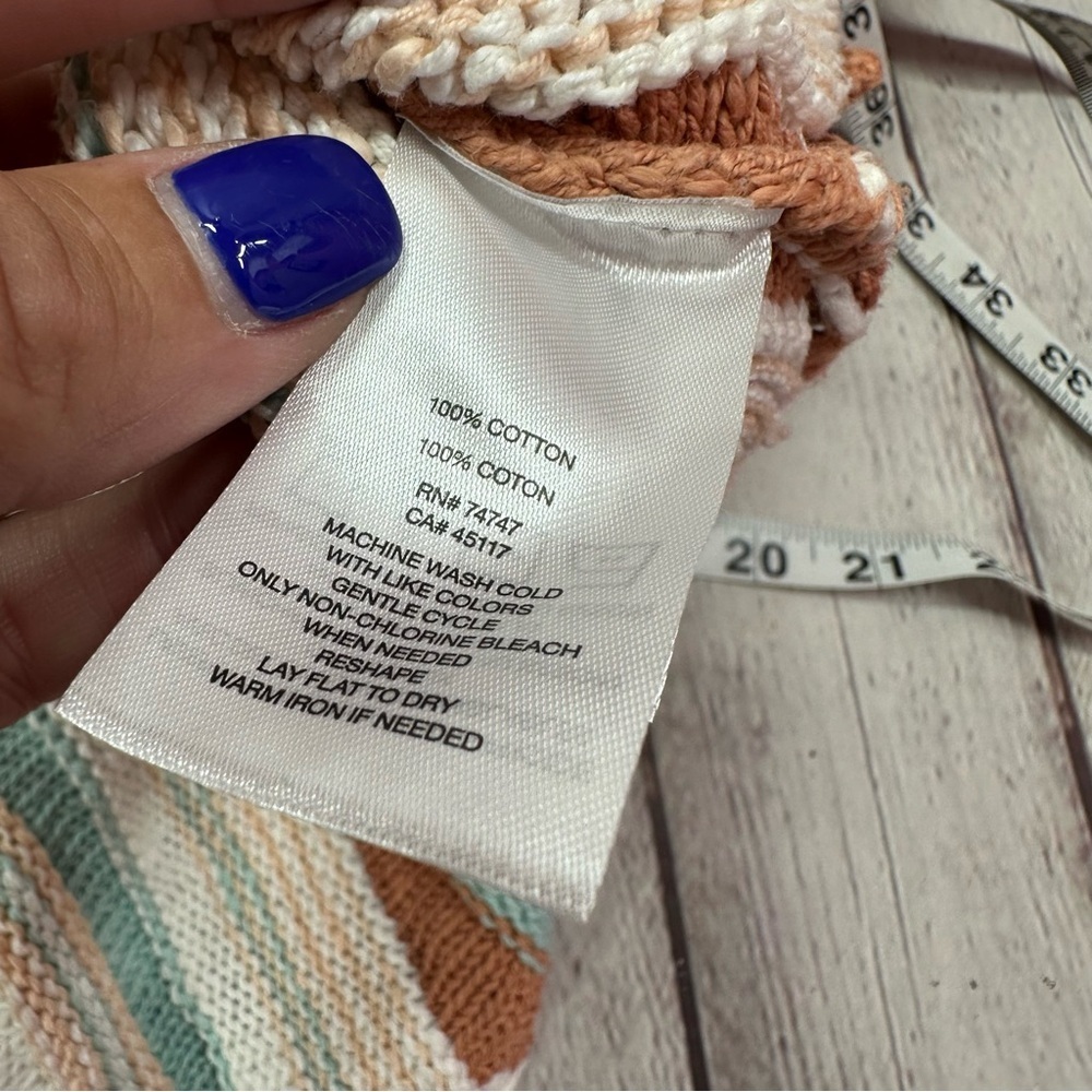 Natural Reflections Multicolor Sweater Hoodie Sz … - image 8